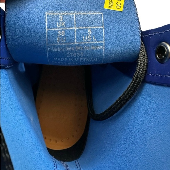 Blue Patent Leather Women's Boots - Picture 11 of 11